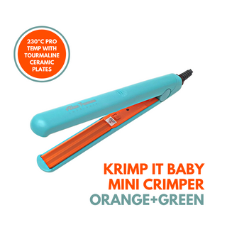 Alan Truman Krimp It Baby Mini Crimper - Orange & Green