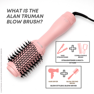 Alan Truman Compact Blow Brush Pink