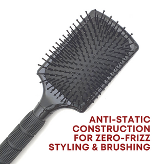 Alan Truman 100% Pure Nylon Bristle Paddle Brush