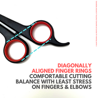 Alan Truman 1062 Super Symmetric Slim Blade Scissors(5.75 inches)